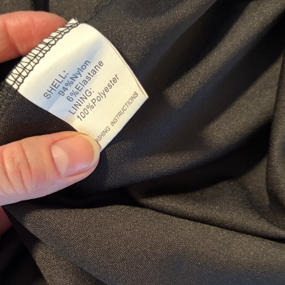 Black Women's Tea Dress with Capped sleeve - Picture 7 of 7